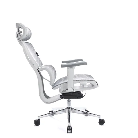 LEVANO SYSTEM Fotel ergonomiczny Control Pro Biały - Zdjęcie 9