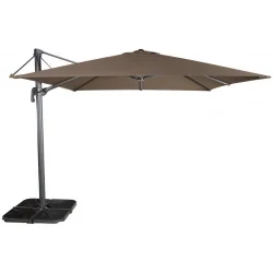 Parasol ogrodowy Ezpeleta FLEXO 3m Brązowy