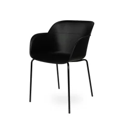Krzesło SHELL - czarne nogi