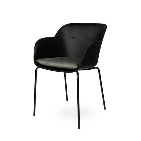Krzesło SHELL - czarne nogi - Zdjęcie 3