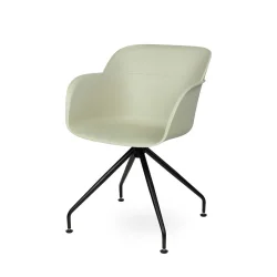 Obrotowe krzesło SHELL - czarne nogi