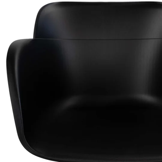 Obrotowe krzesło SHELL - czarne nogi - Zdjęcie 6