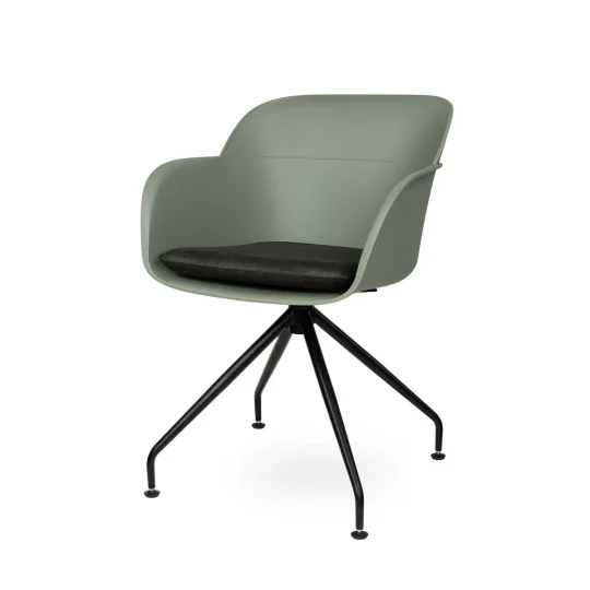 Obrotowe krzesło SHELL - czarne nogi - Zdjęcie 5