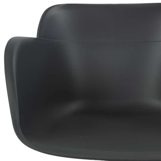 Obrotowe krzesło SHELL - czarne nogi - Zdjęcie 6
