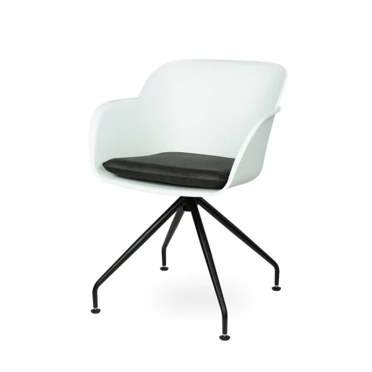 Obrotowe krzesło SHELL - czarne nogi - Zdjęcie 5
