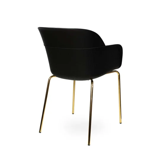 Krzesło SHELL - złote nogi - Zdjęcie 2