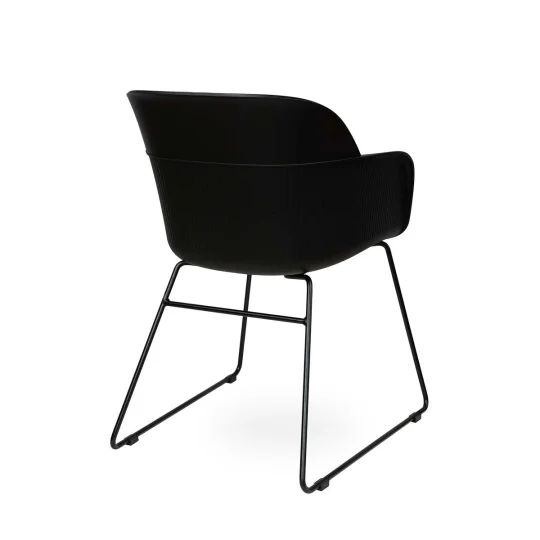 Krzesło SHELL - czarne płozy - Zdjęcie 2