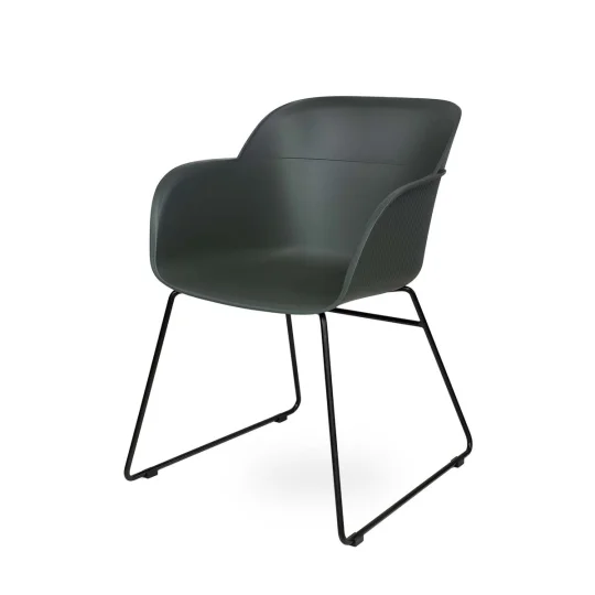 Krzesło SHELL - czarne płozy