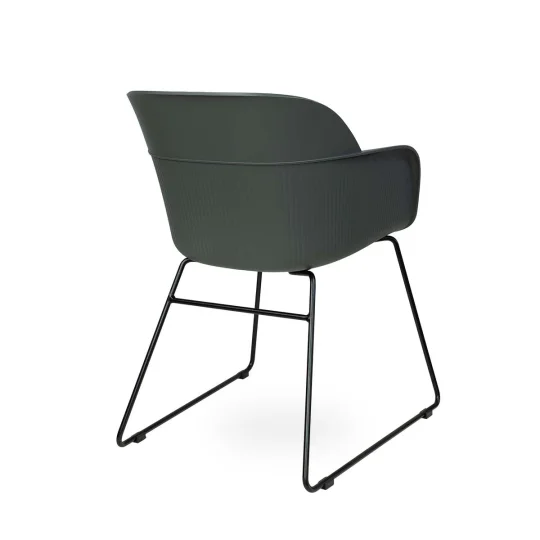 Krzesło SHELL - czarne płozy - Zdjęcie 2