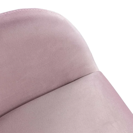 Krzesło tapicerowane SHELL - chromowane nogi - Zdjęcie 4