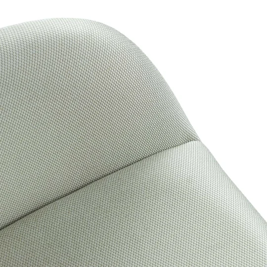 Obrotowe krzesło tapicerowane SHELL - czarne nogi - Zdjęcie 4