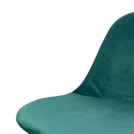Krzesło tapicerowane SHELL 2 - czarne bukowe nogi - Zdjęcie 3
