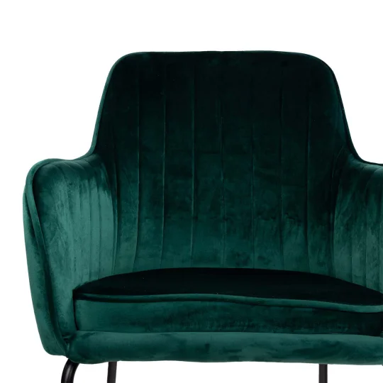 Krzesło tapicerowane MUNIOS 2 - chromowane nogi - Zdjęcie 3
