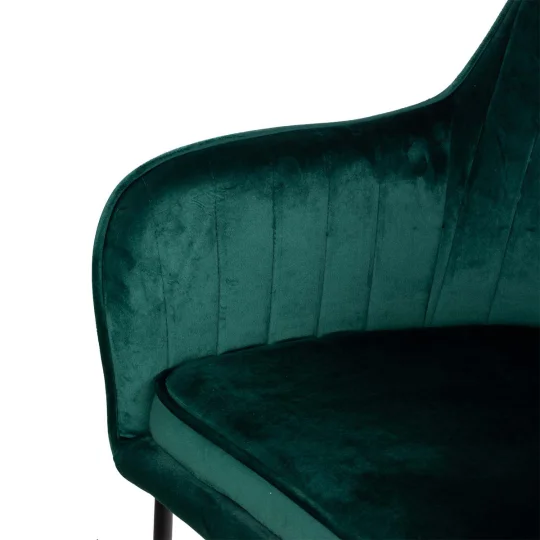 Krzesło tapicerowane MUNIOS 2 - chromowane nogi - Zdjęcie 4