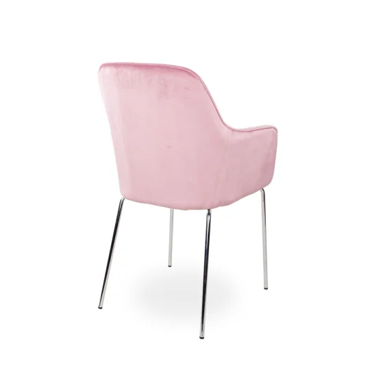 Krzesło tapicerowane MUNIOS 2 - chromowane nogi - Zdjęcie 2