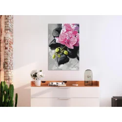 Obraz do samodzielnego malowania - Różowa orchidea