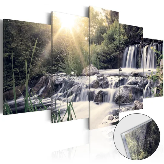 Obraz na szkle akrylowym - Wodospad snów - Zdjęcie 3