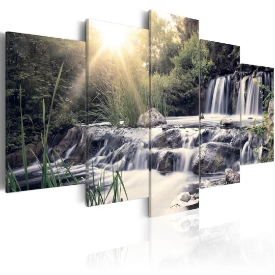 Obraz na szkle akrylowym - Wodospad snów - Zdjęcie 4