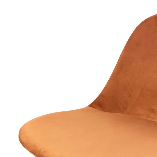 Krzesło tapicerowane SHELL 2 - czarne nogi - Zdjęcie 3