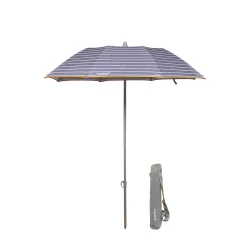 Parasol Ezpeleta FOLD&GO fi 1,7m Szary pasiasty