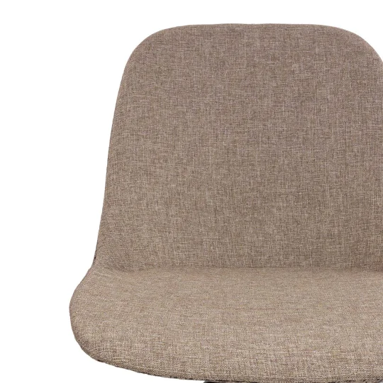 Krzesło tapicerowane SHELL 2 - ciemne bukowe nogi - Zdjęcie 3