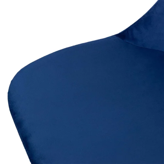 Obrotowe krzesło tapicerowane SHELL 2 - czarne nogi - Zdjęcie 5