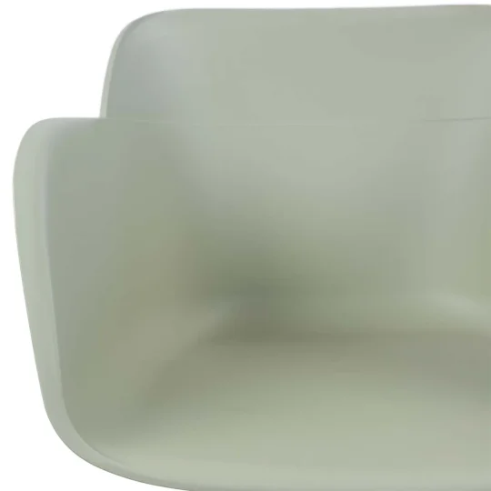 Obrotowe krzesło SHELL - czarne nogi na kółkach - Zdjęcie 3