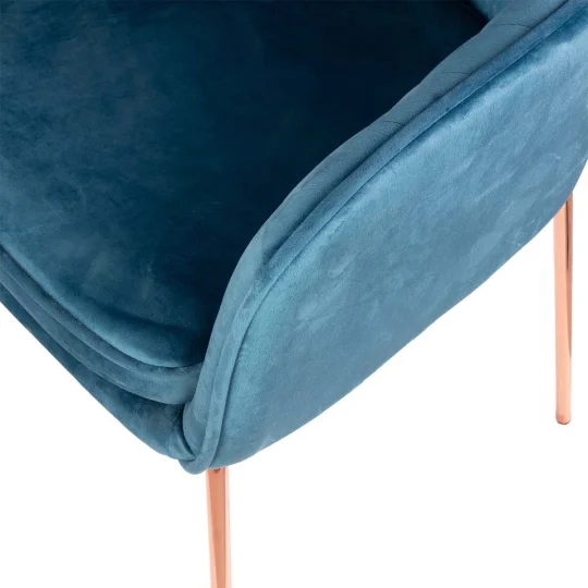 Krzesło tapicerowane MUNIOS 2 - czarne nogi - Zdjęcie 5