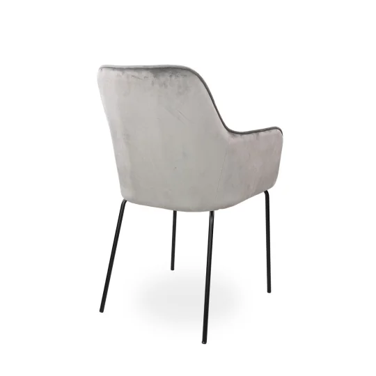Krzesło tapicerowane MUNIOS 2 - czarne nogi - Zdjęcie 2