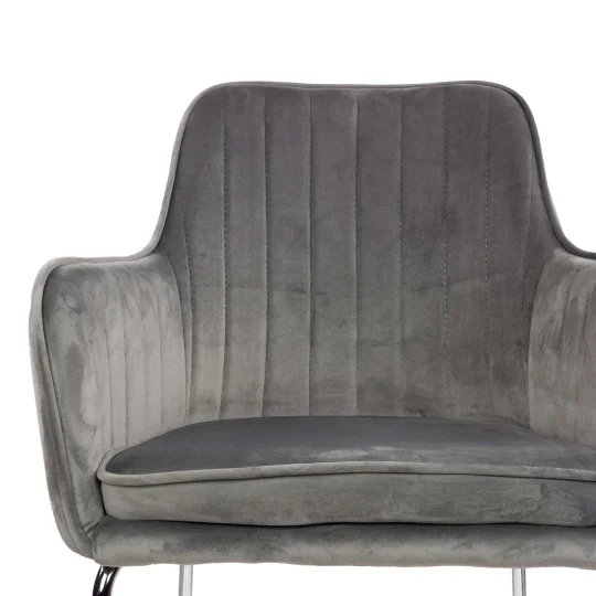 Krzesło tapicerowane MUNIOS 2 - czarne nogi - Zdjęcie 3