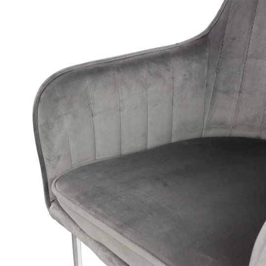 Krzesło tapicerowane MUNIOS 2 - czarne nogi - Zdjęcie 4