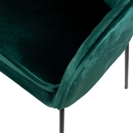 Krzesło tapicerowane MUNIOS 2 - złote nogi - Zdjęcie 5