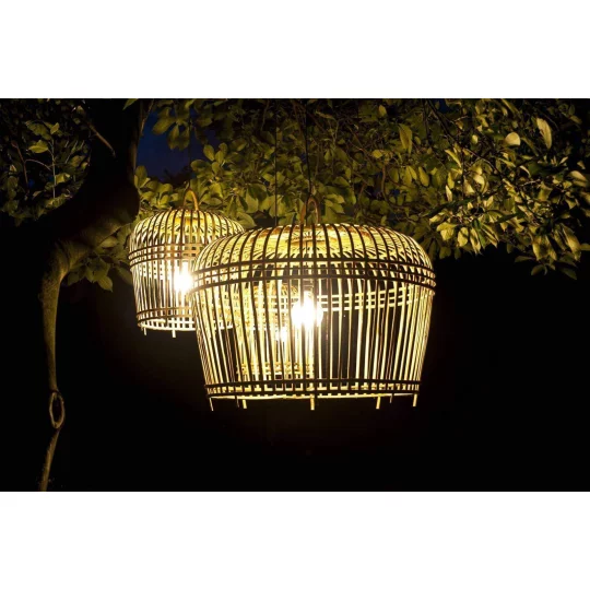 Lampa bambusowa TOULOUSE ⌀96cm x wys. 72cm naturalna - Zdjęcie 5