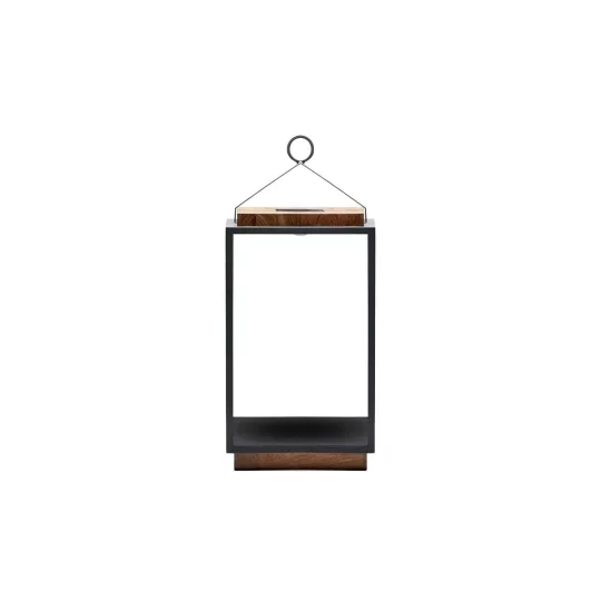 Lampa solarna Mrs. Solar Coco teak antracyt XL - Zdjęcie 2