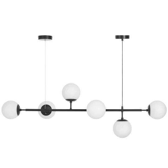 NOWOCZESNA LAMPA WISZĄCA CZARNO-BIAŁA CEREDO W6					 - Zdjęcie 4