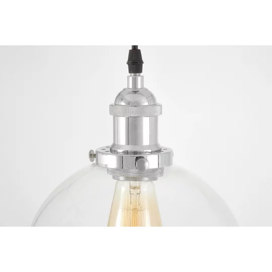 LAMPA WISZĄCA LOFT CHROMOWANA NAVARRO W1					 - Zdjęcie 2