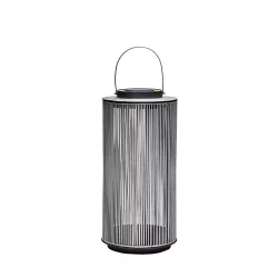 Lampa solarna Mrs. Solar Fay teak antracyt XL