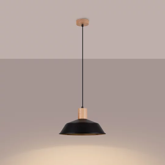 Lampa wisząca FANO czarna - Zdjęcie 3