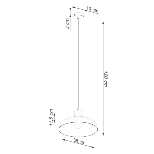 Lampa wisząca INDY biała - Zdjęcie 14