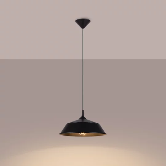 Lampa wisząca FRIKA czarna - Zdjęcie 3