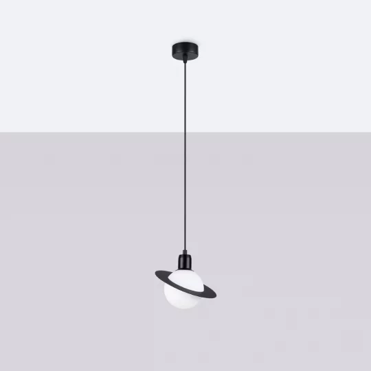 Lampa wisząca HYPERION 1 czarny - Zdjęcie 2