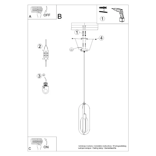 Lampa wisząca NICUS 1 biała - Zdjęcie 14