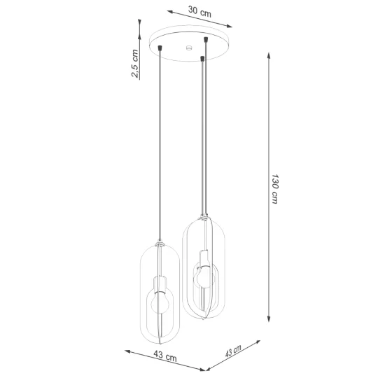 Lampa wisząca NICUS 3P biała - Zdjęcie 13