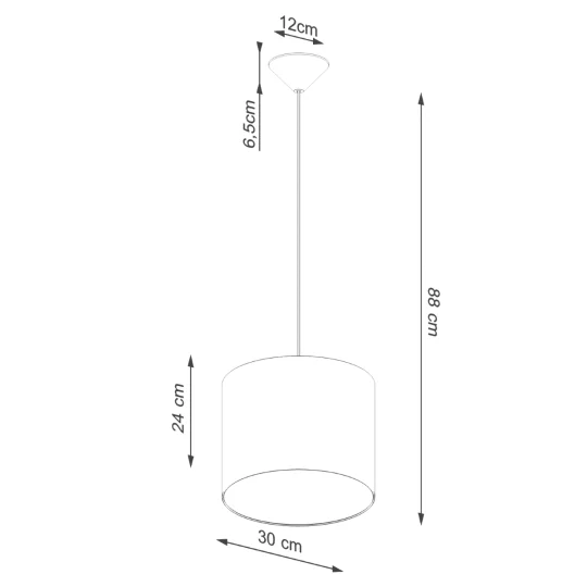 Lampa wisząca NOVA 30 biała - Zdjęcie 8