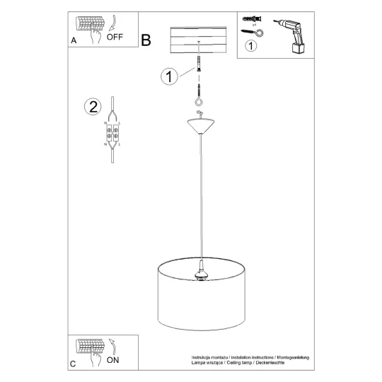 Lampa wisząca PRINCESS 40 - Zdjęcie 5