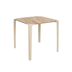 Stół Ezpeleta ONE 80 - sand Drewniany