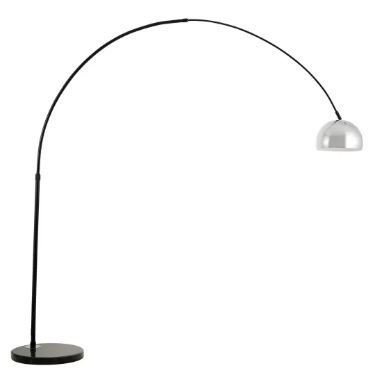 LAMPA STOJĄCA PODŁOGOWA CZARNO-CHROMOWANA AZURRO C1					 - Zdjęcie 4