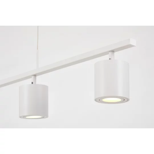 NOWOCZESNA LAMPA WISZĄCA BIAŁA BOLT W4					 - Zdjęcie 5