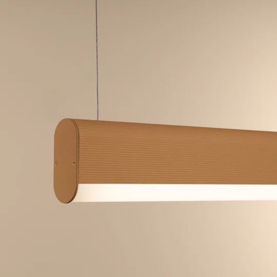 Lampa wisząca FARGE złota LED 3000K - Zdjęcie 6