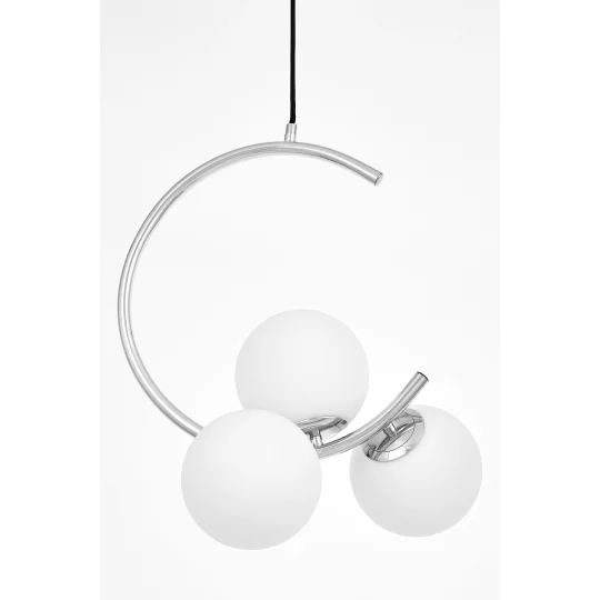 NOWOCZESNA LAMPA WISZĄCA CHROMOWANA BONIO W3					 - Zdjęcie 3